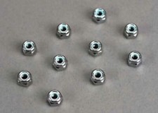 Traxxas TRA1747 Nuts, 4mm nylon locking 10