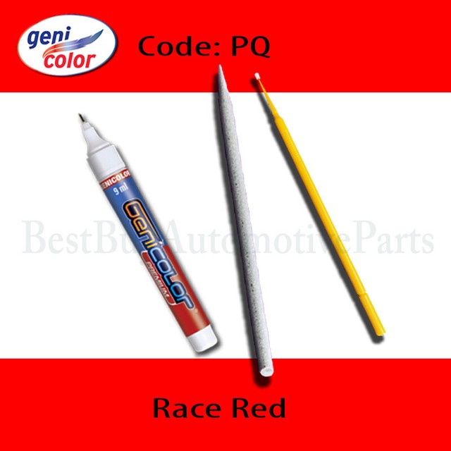 OEM TouchUp Paint Pen Kit FordPQ Race RedPlus Sanding Stick and MicroBrush eBay
