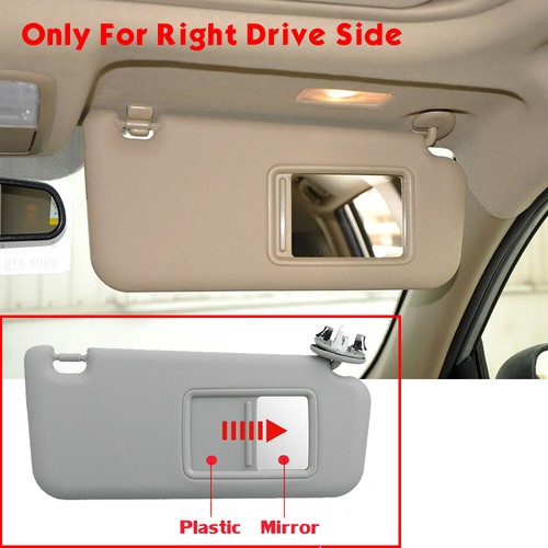 BEST Gray Sunshade Sun Visor Right Driver Side RH Fit for Toyota RAV4
