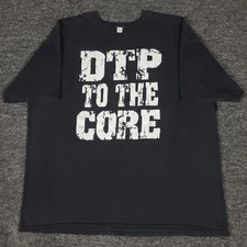 Vintage Alstyle DTP Shirt Mens 2XL Black Disturbing The Peace Y2K Ludacris Label