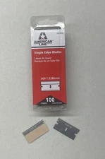 Single Edge Razor Blades 100 Pack Heavy Duty Industrial Grade  FREE SHIPPING !!