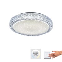 Led Deckenlampe Kristall Rand 40Cm Dimmbar Warmweiß Kaltweiß Dekorativ