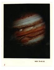 NASA PRESS RELEASE LARGE FORMAT TRANSPARENCY PHOTO JUPITER 