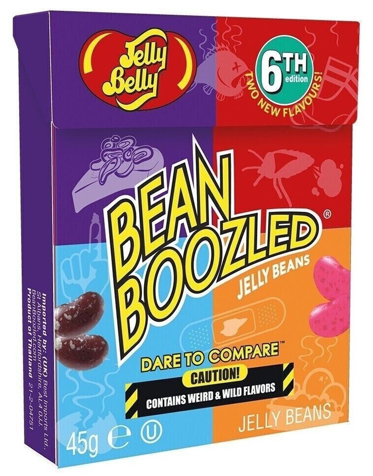 Jelly Belly Bean Boozled 6th Edition 100g With Spinner Set & 2 Packs