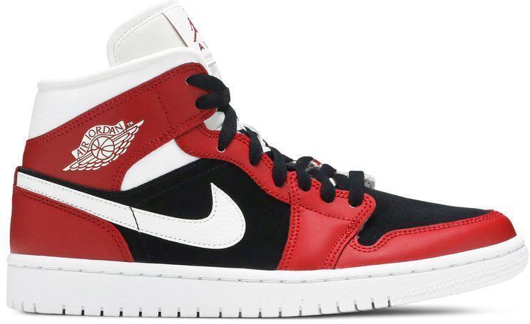 Jordan 1 Mid Gym Red Black W for sale - eBay