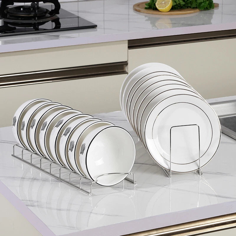 Kitchen Shelf Organizer Plates  Plastic Plate Bowl Storage Holder -  Plastic Plate - Aliexpress