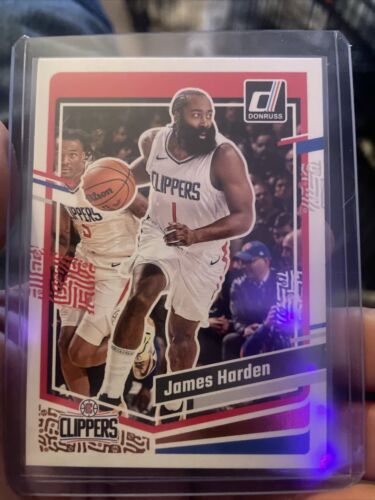 2023-24 Panini Donruss NBA James Harden #63 Los Angeles Clippers Card 🏀 - Picture 1 of 2