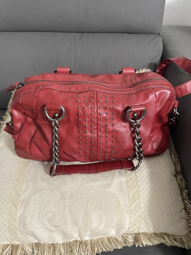 Borsa a tracolla Nine West Red Chain Cinghia borsa a tracolla borsa tote - Foto 4 di 17