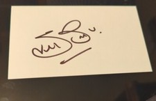 Steve Bruce Gillingham Norwich Man Utd Birmingham Sheff United Hand Signed Card