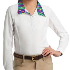 Romfh Kids Sarah Long Sleeve Show Shirt - White/Gummy Bears