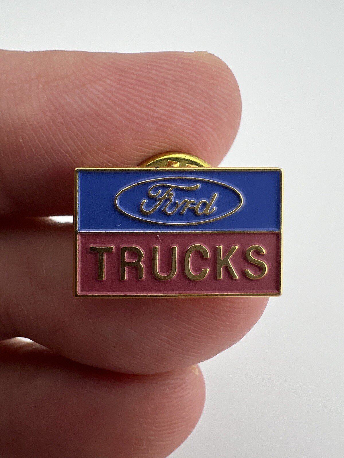 Vintage Ford Trucks Logo Enamel Pin 1/2