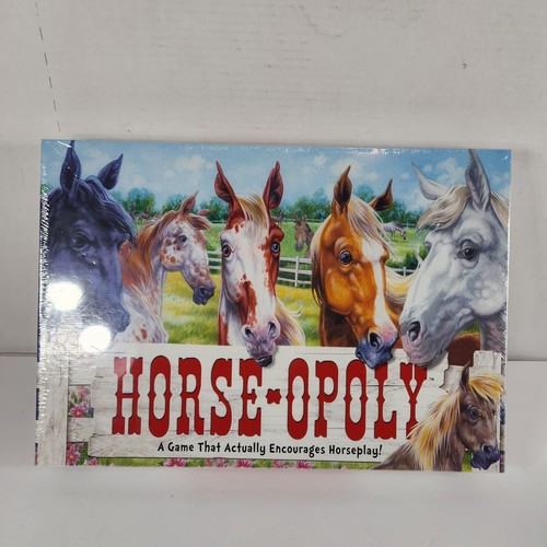 Horse-Opoly Equine Equestrian Horse Lover Themed Monopoly Board Game NEW Sealed