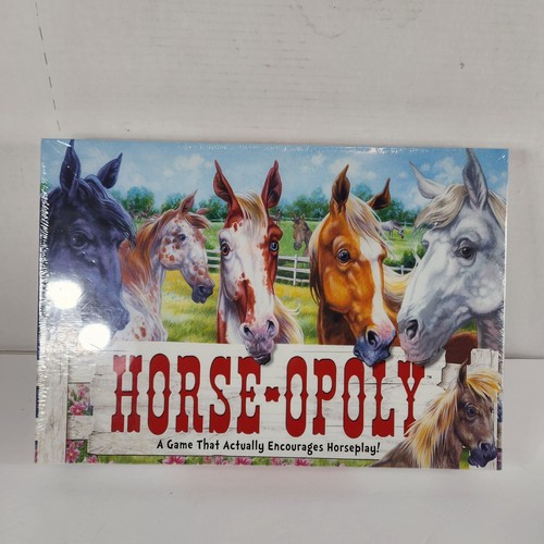 Horse-Opoly Equine Equestrian Horse Lover Themed Monopoly Board Game NEW Sealed - Afbeelding 1 van 2