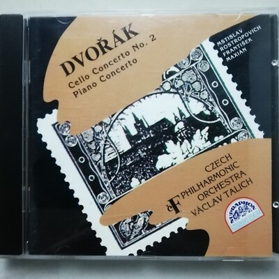 Dvořák: Cello Concertos No. 2 etc. / Rostropovich / Supraphon CD 11 1901-2 001