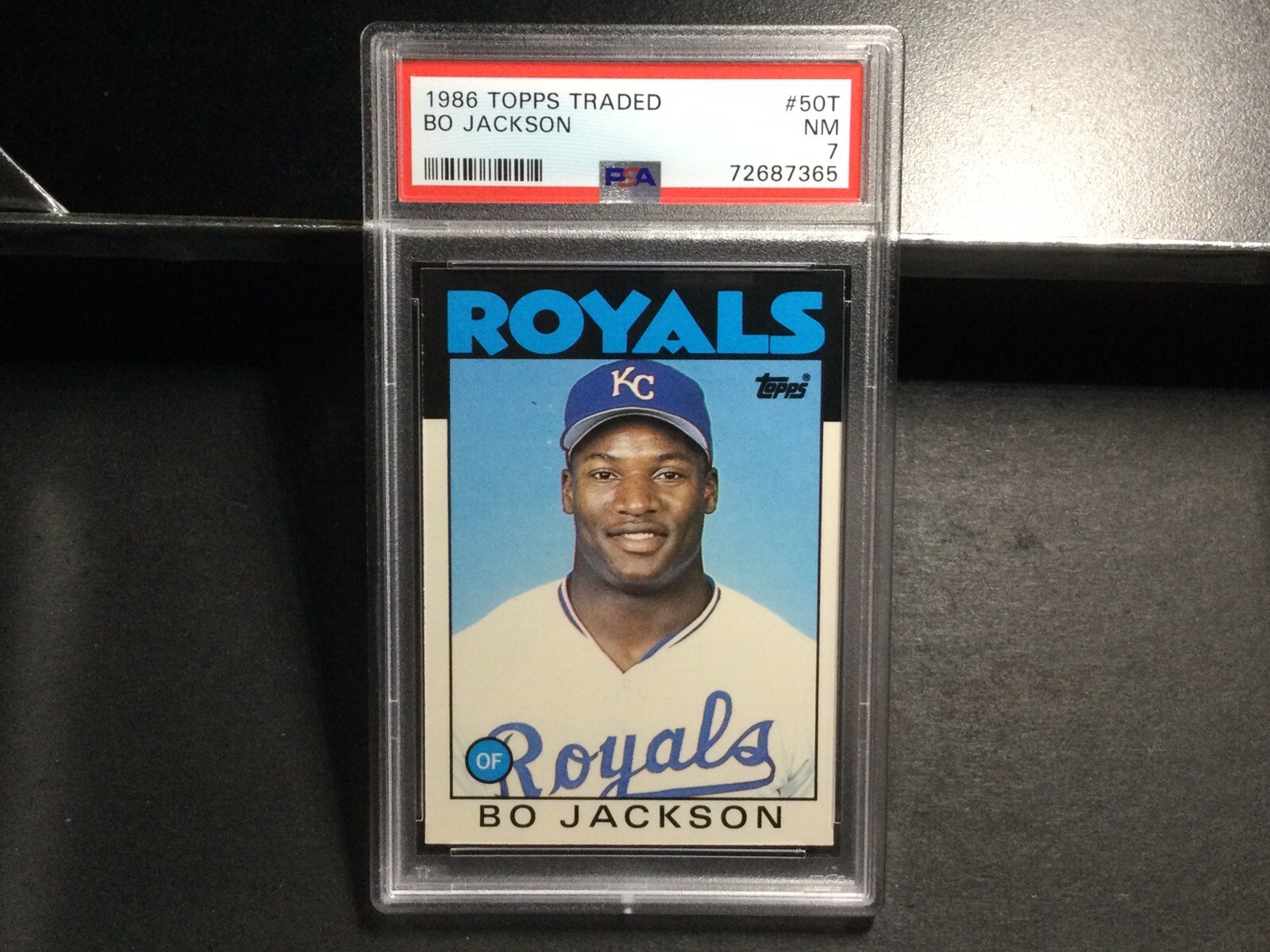 1986 Topps Traded 50 Bo Jackson Rookie Baseball Card PSA 7 Near Mint eBay