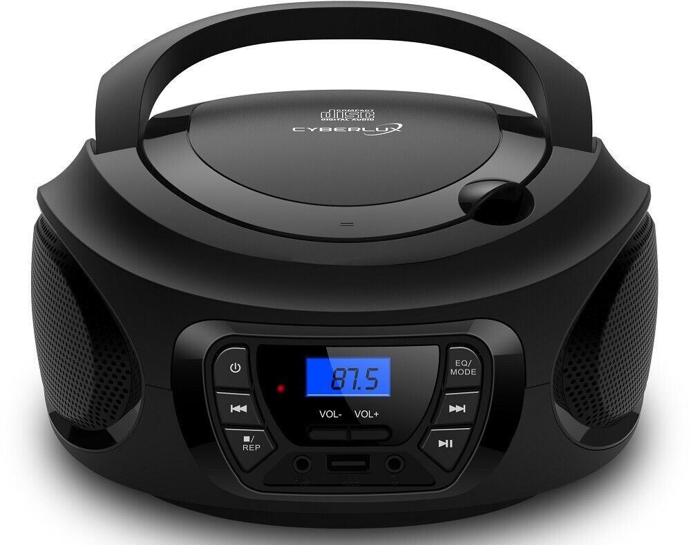 Thumbnail - Tragbarer Mp3 Cd-player Kinder Radio Cd-radio Stereoanlage Boombox In