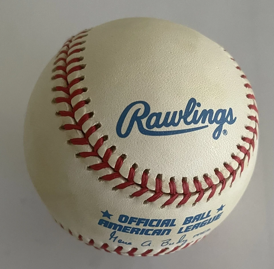 Whitey Ford Signed Autographed Rawlings AL Baseball NY Yankees  - Image 4 of 4