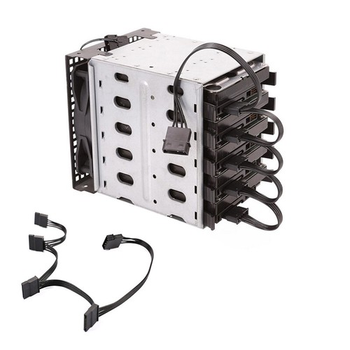 DIY Molex 4pin IDE 1 to 5 SATA 15Pin Hard Drive Power Supply Splitter Cable-w G1 - Picture 11 of 11
