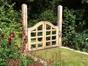 Solid Wood Garden Gates Oak Bespoke Gates Handmade In The Uk Ebay