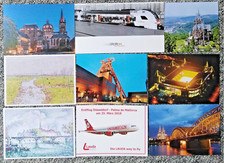 9 POSTKARTEN NRW NORDRHEIN-WESTFALEN ANSICHTSKARTEN URLAUB KÖLN ESSEN FLUGZEUG !