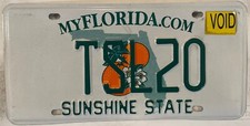 Vanity TSL20 2020 license plate Tyler Tyson Tim Thomas Trent Theo Taylor Tara Ty
