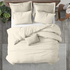 Kotton Culture 600 Thread Count 100 Egyptian Cotton 3 Piece Duvet Cover Set