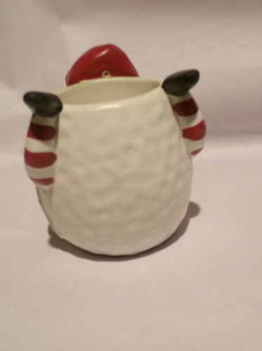 Yankee candle tea light votive snowman Christmas tabletop holder - Picture 3 of 4