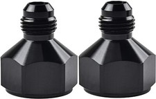 LokoCar Reducer Hose Fitting Adapter Female AN12 to Male AN10 Flare Black 2Pcs