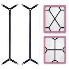 Bed Sheet Straps/Fitted Sheet Holders for Corners - Keep Your Bed Sheets Firm...