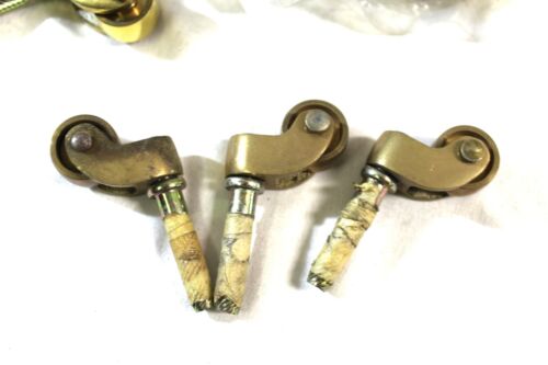 Bar Cart wheels,solid brass , inported 9 pieces - Picture 2 of 7