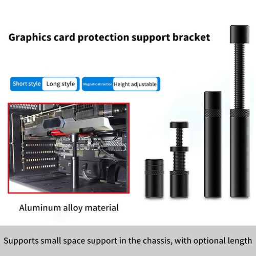 Graphics Card Brace Telescopic Rotating Stand Bracket Video Card Sag Holder - Afbeelding 2 van 18