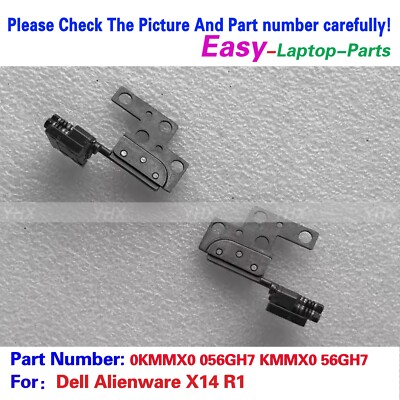 New For Dell Alienware X14 R1 HINGES R+L 0KMMX0 056GH7 KMMX0 56GH7