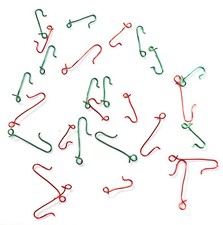 Vintage Antique Style Christmas Ornament Hooks / Hangers - Color Wire x10 U Pick