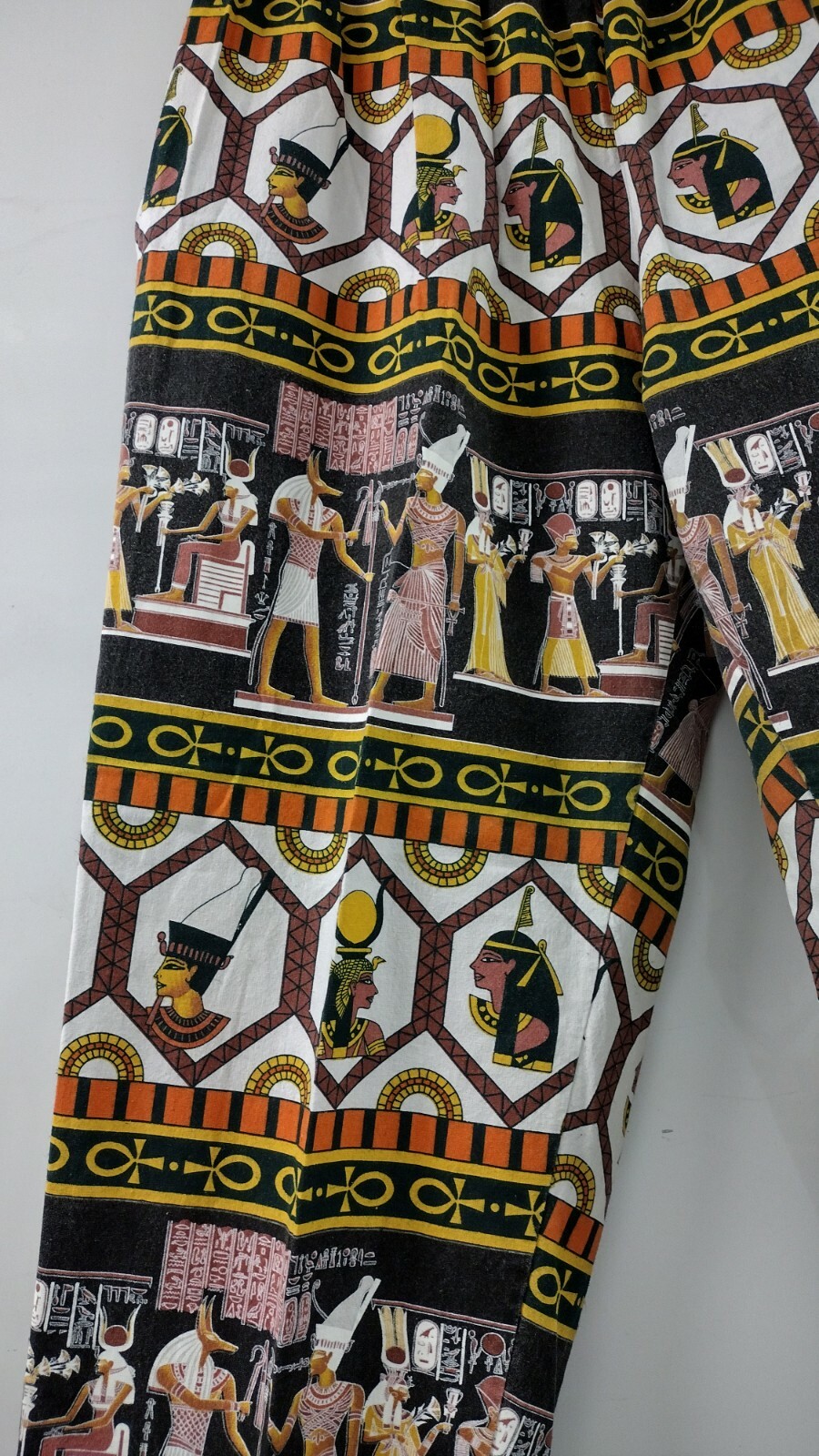 PHAROAH EGYPTIAN GODESS 90'S BAGGY HIP HOP 1980'S PANTS EGYPT 28" waist