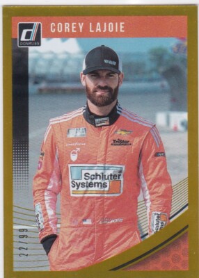 2019 Panini Donruss NASCAR Gold Press Proof #22/99 Corey LaJoie #27