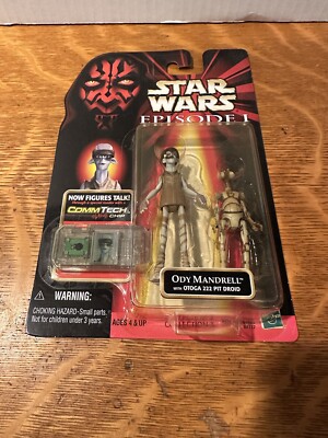 Star Wars Episode 1 The Phantom Menance Ody Mandrell with Pit Droid