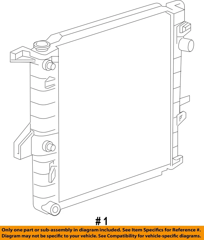 Used Radiator fits: 2001 Ford Ranger AT Sport Trac Grade A Foto 4 de 4