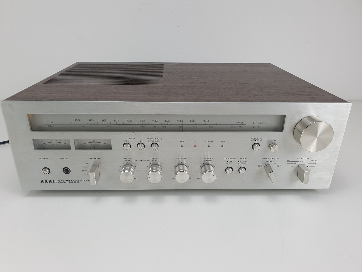 Akai AA-1050 Stereo receiver - 35w 4-16Ohm - Fully working | eBay