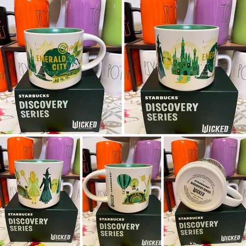 Juego de 3 tazas Universal Studios Starbucks 2024 serie Wicked Discovery. - Imagen 10 de 10