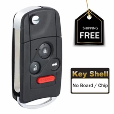 Modified Flip Key Shell Remote Case 4B For Honda Accord Civic Polit Fit Odyssey
