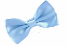 Einfarbig Fliege Hell Blau #17 Smoking Anzug Hochzeit Fest