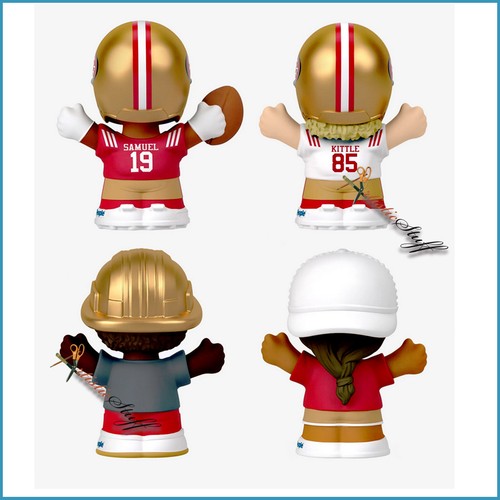 SUPER BOWL - ON THE WAY! NFL Mattel Little People Collector San Francisco 49ers - Picture 4 of 6