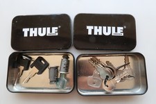 Thule Lock Cylinders No 25 Keys Additional Keys 2 Metal Black Thule Branded Tins