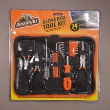Armor All Glove Box 24 Piece Tool Set in Carry Case Home Auto BRAND NEW SEALED