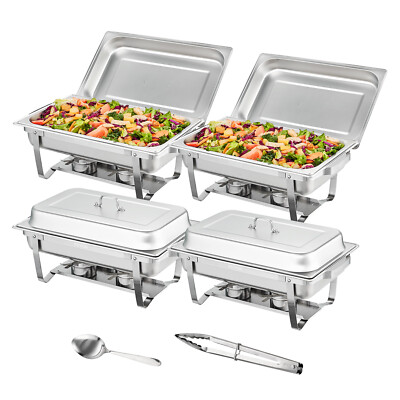 4,5L Chafing Dish Buffet Set – Edelstahl Warmhalt Produktbild-Vorschau 2