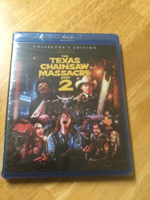 The Texas Chainsaw Massacre Part 2 Blu ray-Scream Factory-Collector s Ed-NEW