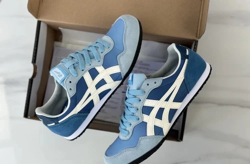 ASICS Scarpe Onitsuka Tiger Serrano Donna Blu Ottima Trazione Uomo Sneakers