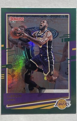 Lebron James 2020 Donruss Green Flood #12