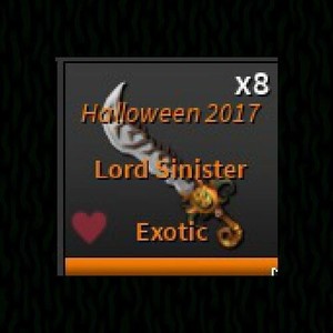 Roblox Assassin Lord Sinister Exotic Fast Delivery Ebay - image is loading roblox assassin lord sinister exotic fast delivery