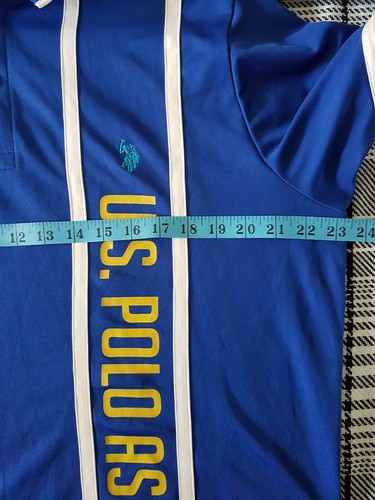MENS CASUAL, U.S. POLO ASSN. T SHIRT, SIZE LARGE, ROYAL BLUE. SEE PICS. - Picture 14 of 16